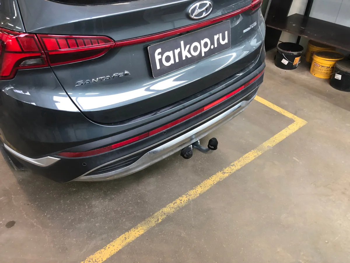 Фаркоп Galia для Hyundai Santa Fe 2020-2024 K050A в Тюмень