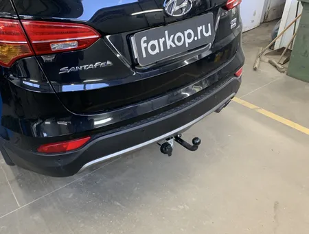 Фаркоп Лидер Плюс для Hyundai Santa Fe 2012-2018, (вкл.Grand) H224-A в Тюмень