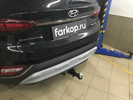 Фаркоп Лидер Плюс для Hyundai Santa Fe 2018-2022 Арт. H230-E H230-E в Тюмень