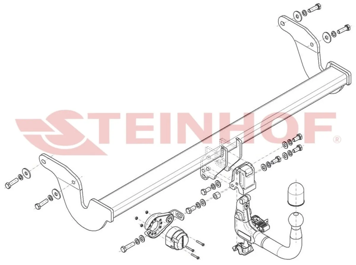 Фаркоп Steinhof для Lexus RX 2022- Арт. L-176 L-176 в Тюмень