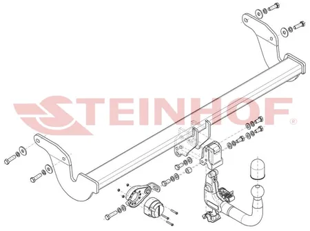 Фаркоп Steinhof для Lexus RX 2022- Арт. L-176 L-176 в Тюмень