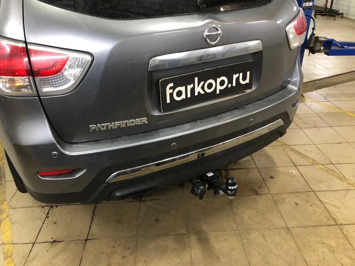 Фаркоп Oris для Nissan Pathfinder 2014-2017 4381-E в Тюмень Фаркоп Oris для Nissan Pathfinder 2014-2017 4381-E в Тюмень