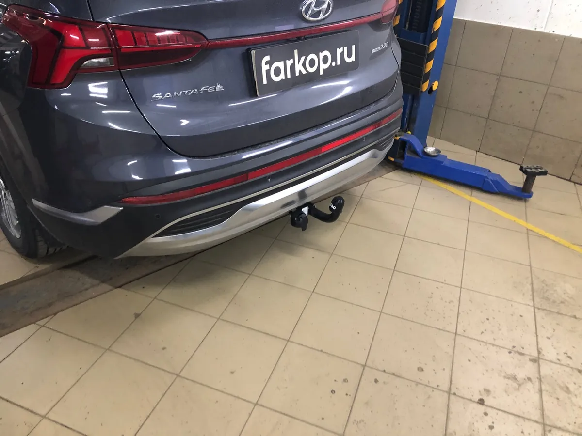 Фаркоп Oris для Hyundai Santa Fe 2020-2024 6768-A в Тюмень Фаркоп Oris для Hyundai Santa Fe 2020-2024 6768-A в Тюмень