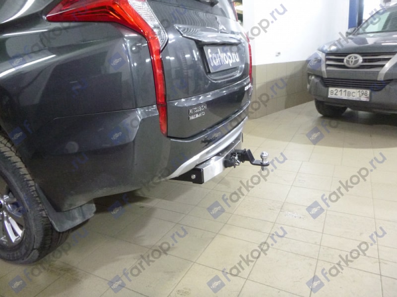 Установлен фаркоп PT Group на Mitsubishi Pajero sport 2019 г.в. Установлен фаркоп PT Group на Mitsubishi Pajero sport 2019 г.в.
