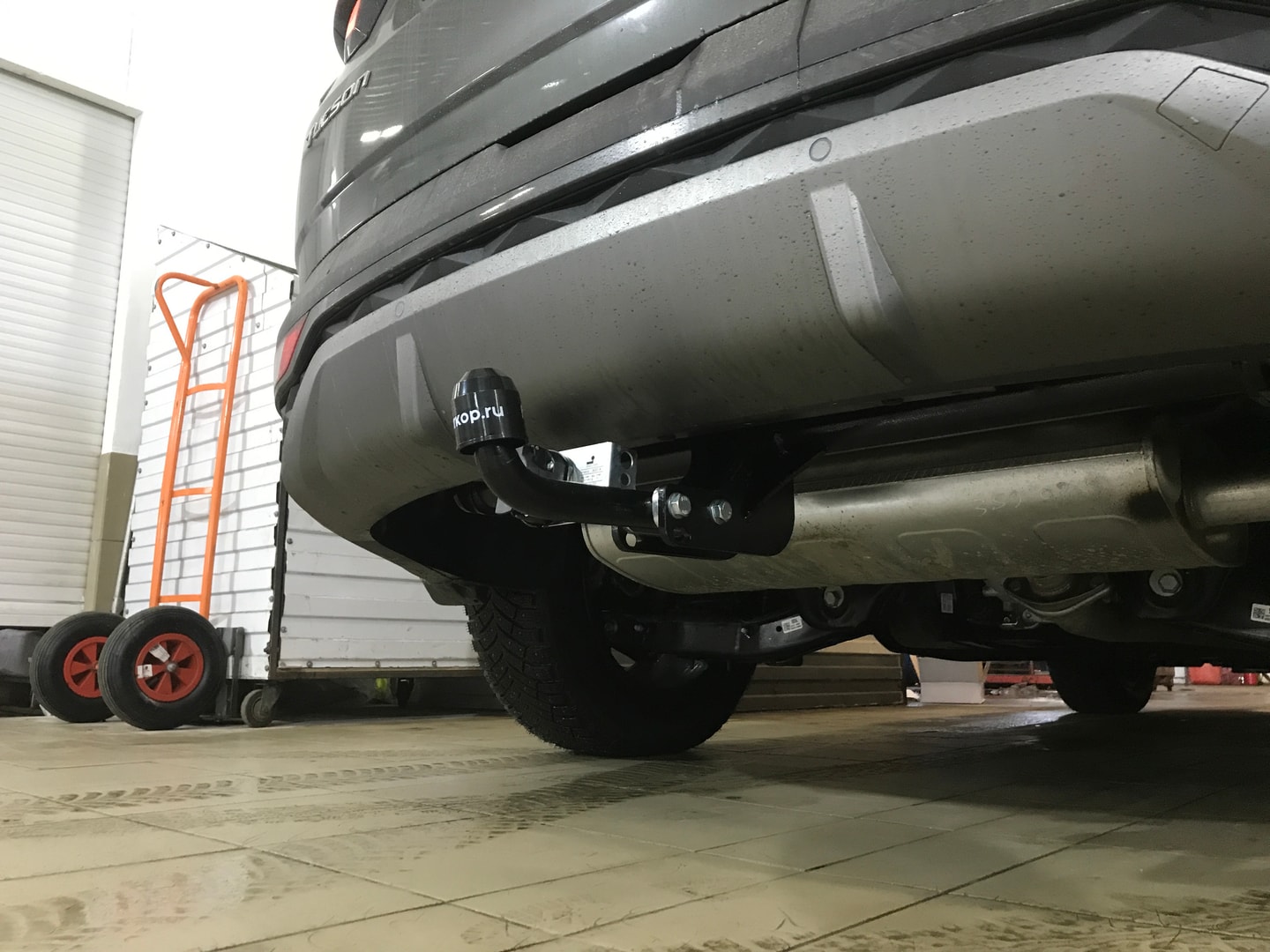 Установили фаркоп Лидер Плюс для Hyundai Tucson 2021 г. Установили фаркоп Лидер Плюс для Hyundai Tucson 2021 г.