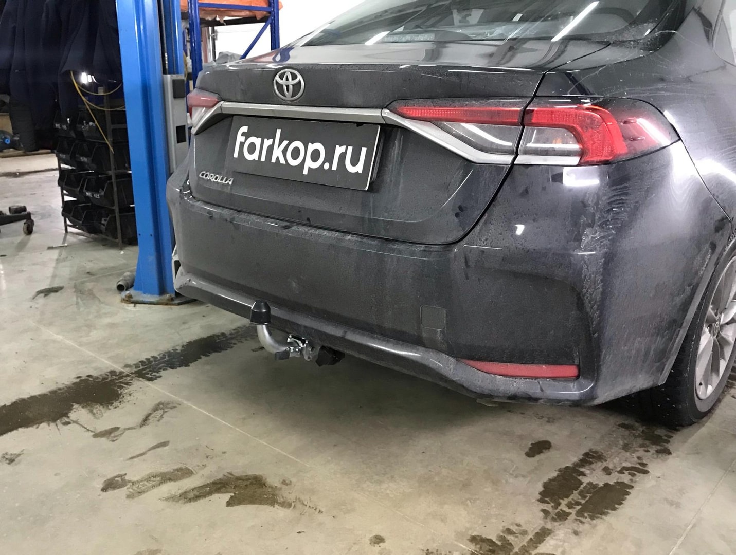 Установили фаркоп Galia для Toyota Corolla 2020 г. Установили фаркоп Galia для Toyota Corolla 2020 г.