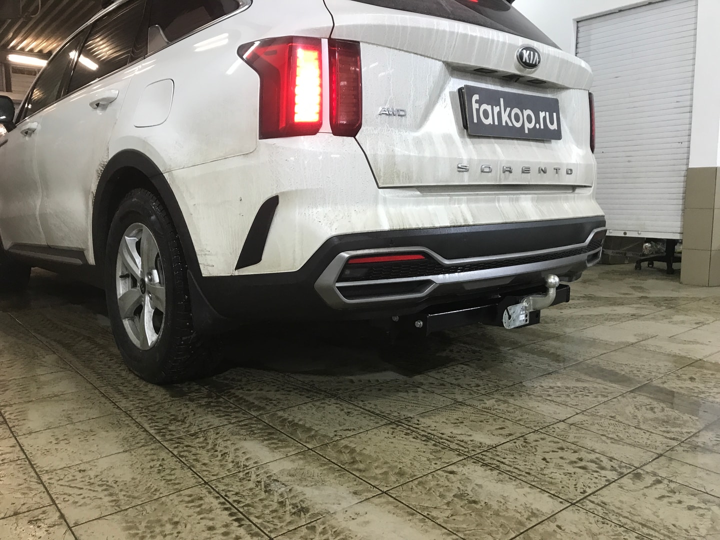 Установили фаркоп Лидер Плюс для Kia Sorento 2021 г. Установили фаркоп Лидер Плюс для Kia Sorento 2021 г.