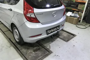 Установили фаркоп Трейлер для Hyundai Solaris 2015 г.