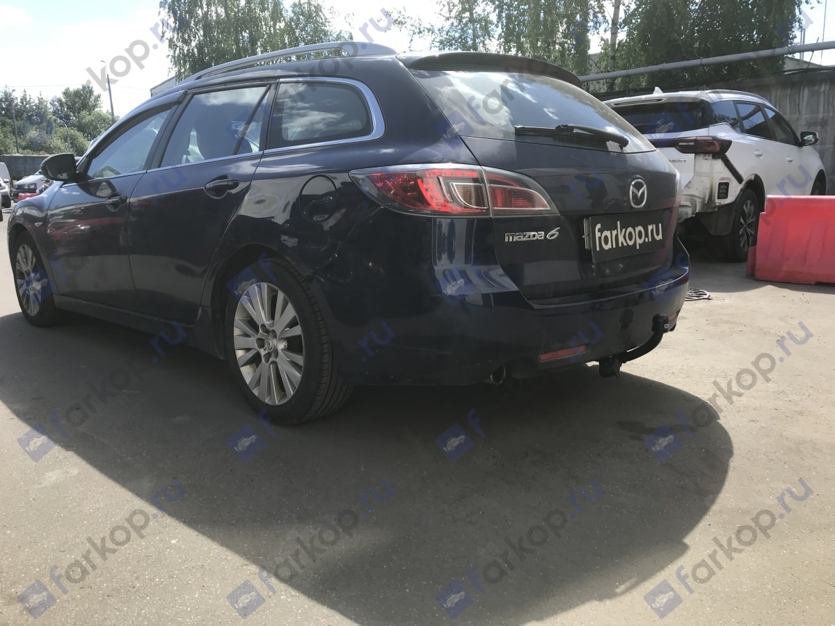 Установили фаркоп Oris для Mazda 6 2008-2012 г.в. Установили фаркоп Oris для Mazda 6 2008-2012 г.в.