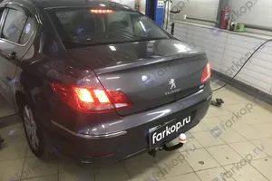 Установили фаркоп Трейлер для Peugeot 408 седан 2012 г.в.