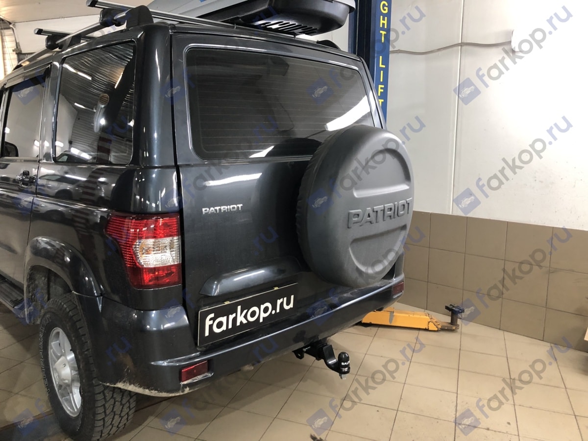 Установили фаркоп Baltex для Uaz Patriot 2021 г.в.