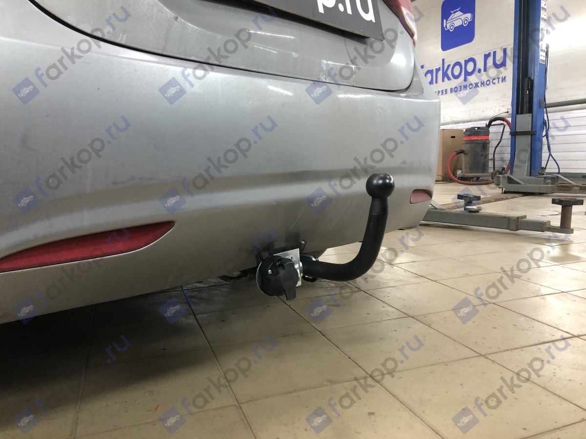Установили фаркоп Лидер Плюс для Hyundai Elantra 2011 г.в.