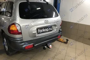 Установили фаркоп Трейлер для Hyundai Santa Fe 2003 г.в.