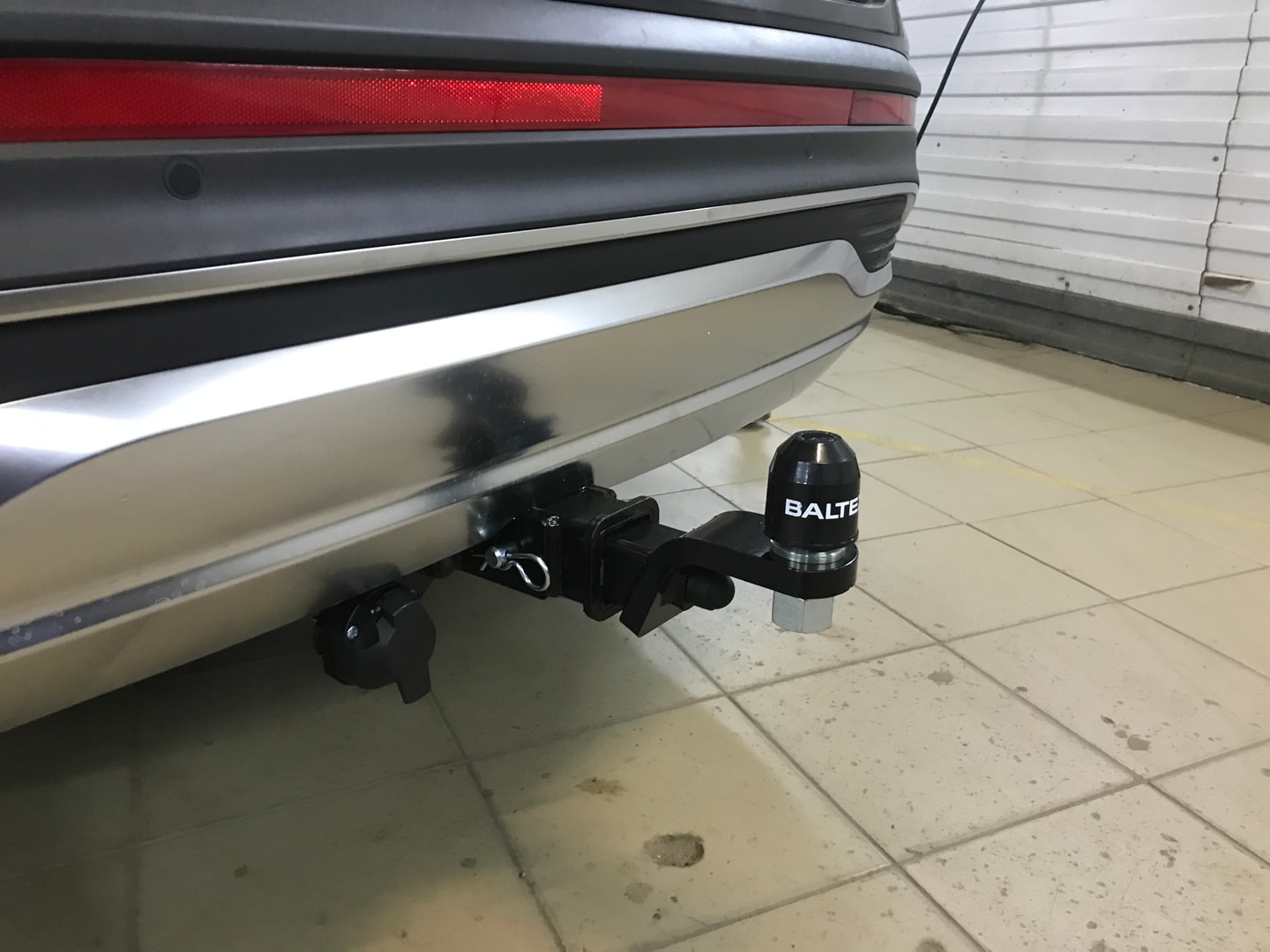 Установили фаркоп TowRus для Hyundai Santa Fe 2021-2023 г.в.