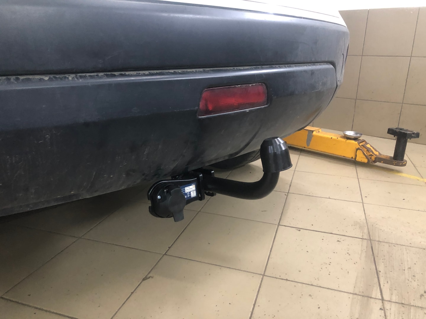 Установили фаркоп Berg для Nissan Qashqai 2006-2013 г.в.