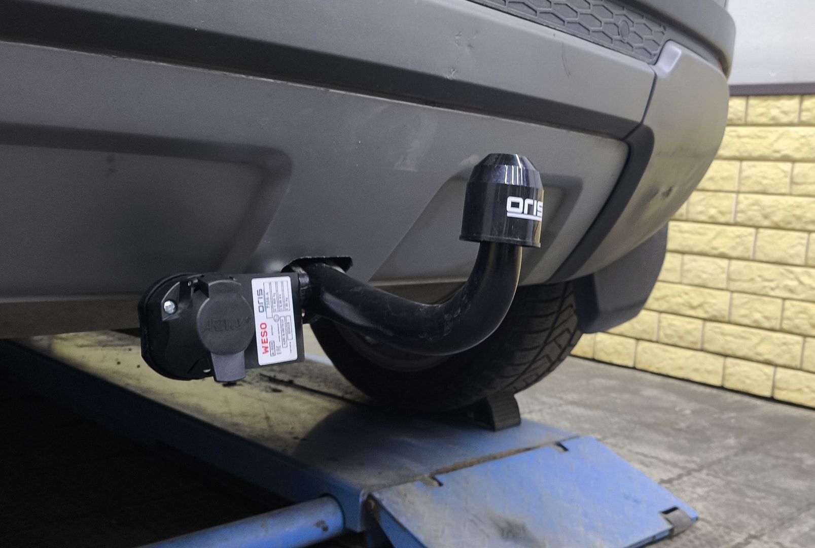 Установили фаркоп Oris для Land Rover Evoque 2011-2018 г. в.