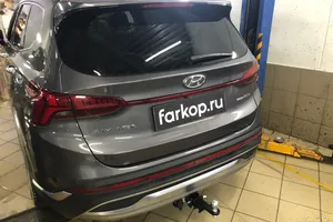 Установили фаркоп Лидер Плюс для Hyundai Santa Fe 2020-2024 г. в.